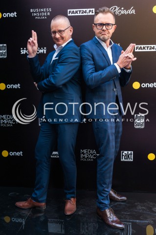  29.09.2017 WARSZAWA<br />
PREZENTACJA JESIENNEJ RAMOWKI ONET - RAS POLSKA<br />
N/Z ROBERT FELUS DARIUSZ BURLINSKI<br />
 