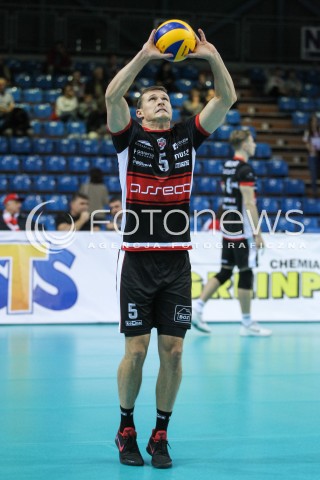  30.09.2017 RZESZOW<br />SIATKOWKA PLUSLIGA 2017/2018 MEN VOLLEYBALL POLAND POLISH PLUS LIGA LEAGUE SEASON 2017/2018<br />MECZ ASSECO RESOVIA RZESZOW - DAFI SPOLEM KIELCE <br />N/Z LUKAS TICHACEK SYLWETKA <br /> 