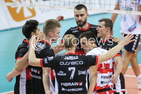  30.09.2017 RZESZOW<br />SIATKOWKA PLUSLIGA 2017/2018 MEN VOLLEYBALL POLAND POLISH PLUS LIGA LEAGUE SEASON 2017/2018<br />MECZ ASSECO RESOVIA RZESZOW - DAFI SPOLEM KIELCE <br />N/Z MARCIN MOZDZONEK LUKAS TICHACEK RADOSC EMOCJE <br /> 