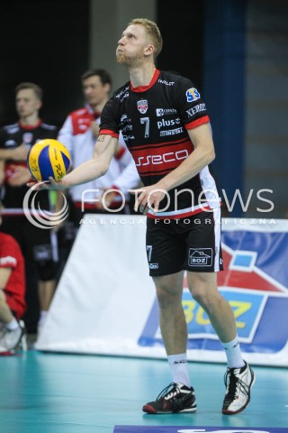  30.09.2017 RZESZOW<br />SIATKOWKA PLUSLIGA 2017/2018 MEN VOLLEYBALL POLAND POLISH PLUS LIGA LEAGUE SEASON 2017/2018<br />MECZ ASSECO RESOVIA RZESZOW - DAFI SPOLEM KIELCE <br />N/Z JAKUB JAROSZ SYLWETKA <br /> 