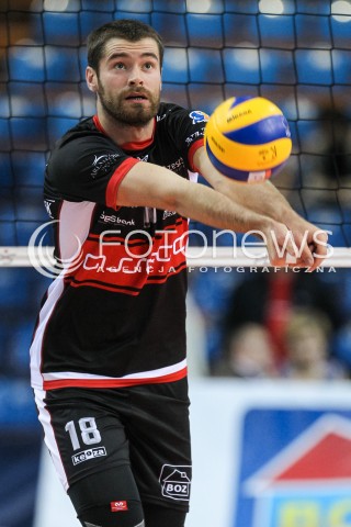  30.09.2017 RZESZOW<br />SIATKOWKA PLUSLIGA 2017/2018 MEN VOLLEYBALL POLAND POLISH PLUS LIGA LEAGUE SEASON 2017/2018<br />MECZ ASSECO RESOVIA RZESZOW - DAFI SPOLEM KIELCE <br />N/Z DAWID DRYJA SYLWETKA <br /> 