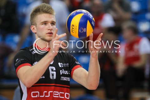  30.09.2017 RZESZOW<br />SIATKOWKA PLUSLIGA 2017/2018 MEN VOLLEYBALL POLAND POLISH PLUS LIGA LEAGUE SEASON 2017/2018<br />MECZ ASSECO RESOVIA RZESZOW - DAFI SPOLEM KIELCE <br />N/Z DOMINIK DEPOWSKI SYLWETKA <br /> 