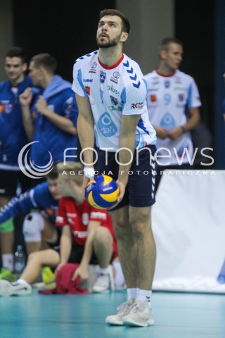  30.09.2017 RZESZOW<br />SIATKOWKA PLUSLIGA 2017/2018 MEN VOLLEYBALL POLAND POLISH PLUS LIGA LEAGUE SEASON 2017/2018<br />MECZ ASSECO RESOVIA RZESZOW - DAFI SPOLEM KIELCE <br />N/Z JAKUB WACHNIK SYLWETKA <br /> 