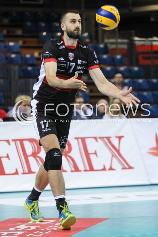  30.09.2017 RZESZOW<br />SIATKOWKA PLUSLIGA 2017/2018 MEN VOLLEYBALL POLAND POLISH PLUS LIGA LEAGUE SEASON 2017/2018<br />MECZ ASSECO RESOVIA RZESZOW - DAFI SPOLEM KIELCE <br />N/Z MARCIN MOZDZONEK SYLWETKA <br /> 