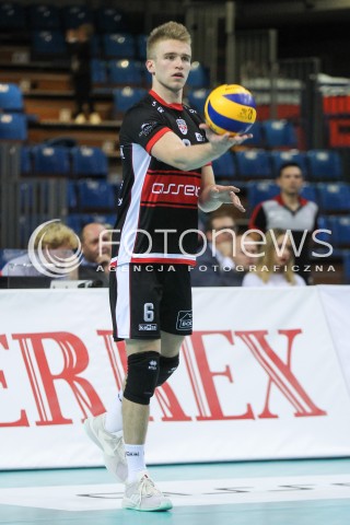  30.09.2017 RZESZOW<br />SIATKOWKA PLUSLIGA 2017/2018 MEN VOLLEYBALL POLAND POLISH PLUS LIGA LEAGUE SEASON 2017/2018<br />MECZ ASSECO RESOVIA RZESZOW - DAFI SPOLEM KIELCE <br />N/Z DOMINIK DEPOWSKI SYLWETKA <br /> 