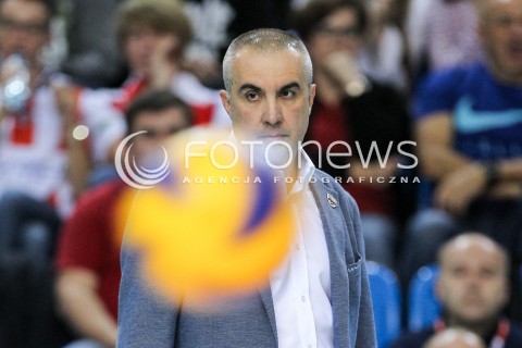  30.09.2017 RZESZOW<br />SIATKOWKA PLUSLIGA 2017/2018 MEN VOLLEYBALL POLAND POLISH PLUS LIGA LEAGUE SEASON 2017/2018<br />MECZ ASSECO RESOVIA RZESZOW - DAFI SPOLEM KIELCE <br />N/Z ROBERTO SERNIOTTI - I TRENER ( HEAD COACH ) <br /> 