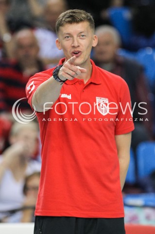  30.09.2017 RZESZOW<br />SIATKOWKA PLUSLIGA 2017/2018 MEN VOLLEYBALL POLAND POLISH PLUS LIGA LEAGUE SEASON 2017/2018<br />MECZ ASSECO RESOVIA RZESZOW - DAFI SPOLEM KIELCE <br />N/Z WOJCIECH SERAFIN - I TRENER ( HEAD COACH ) SYLWETKA <br /> 