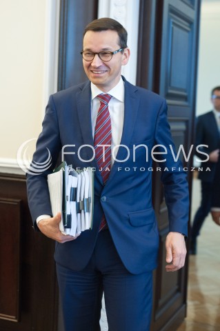  03.10.2017 WARSZAWA <br />POSIEDZENIE RADY MINISTROW <br />N/Z MATEUSZ MORAWIECKI<br /> 