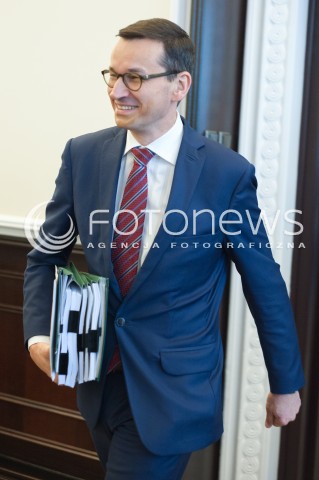  03.10.2017 WARSZAWA <br />POSIEDZENIE RADY MINISTROW <br />N/Z MATEUSZ MORAWIECKI<br /> 