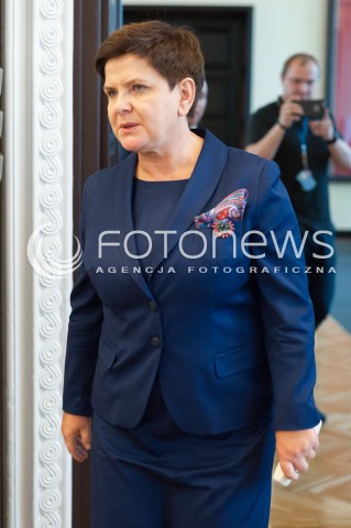  03.10.2017 WARSZAWA <br />POSIEDZENIE RADY MINISTROW <br />N/Z PREMIER BEATA SZYDLO <br /> 