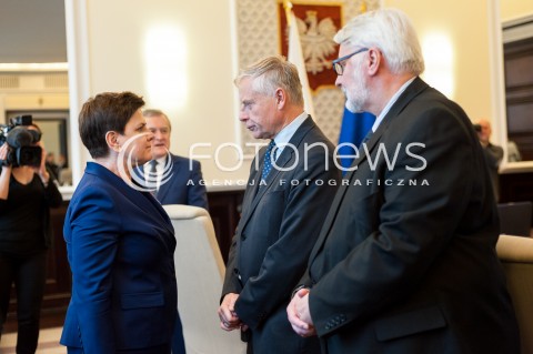  03.10.2017 WARSZAWA <br />POSIEDZENIE RADY MINISTROW <br />N/Z PREMIER BEATA SZYDLO ALEKSANDER BOBKO WITOLD WASZCZYKOWSKI<br /> 