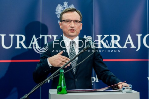  04.10.2017 WARSZAWA<br />KONFERENCJA PRASOWA PROKURATORA GENERALNEGO<br />N/Z PROKURATOR GENERALNY ZBIGNIEW ZIOBRO<br /> 