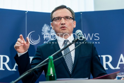  04.10.2017 WARSZAWA<br />KONFERENCJA PRASOWA PROKURATORA GENERALNEGO<br />N/Z PROKURATOR GENERALNY ZBIGNIEW ZIOBRO<br /> 