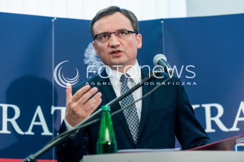  04.10.2017 WARSZAWA<br />KONFERENCJA PRASOWA PROKURATORA GENERALNEGO<br />N/Z PROKURATOR GENERALNY ZBIGNIEW ZIOBRO<br /> 