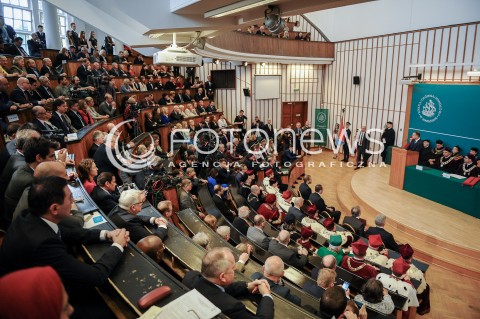  04.10.2017 WARSZAWA<br />
UROCZYSTA INAUGURACJA ROKU AKADEMICKIEGO W SHG<br />
N/Z PREZYDENT RP ANDRZEJ DUDA<br />
 