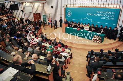  04.10.2017 WARSZAWA<br />
UROCZYSTA INAUGURACJA ROKU AKADEMICKIEGO W SHG<br />
N/Z PREZYDENT RP ANDRZEJ DUDA<br />
 