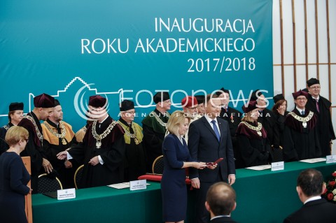  04.10.2017 WARSZAWA<br />
UROCZYSTA INAUGURACJA ROKU AKADEMICKIEGO W SHG<br />
N/Z PREZYDENT RP ANDRZEJ DUDA<br />
 