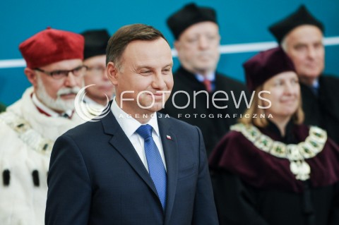  04.10.2017 WARSZAWA<br />
UROCZYSTA INAUGURACJA ROKU AKADEMICKIEGO W SHG<br />
N/Z PREZYDENT RP ANDRZEJ DUDA<br />
 