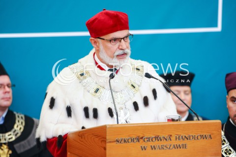  04.10.2017 WARSZAWA<br />
UROCZYSTA INAUGURACJA ROKU AKADEMICKIEGO W SHG<br />
N/Z REKTOR SGH MAREK ROCKI<br />
 