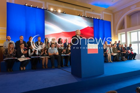  07.10.2017 WARSZAWA<br />KONWENCJA PARTII SOLIDARNA POLSKA<br />N/Z JAROSLAW KACZYNSKI<br /> 
