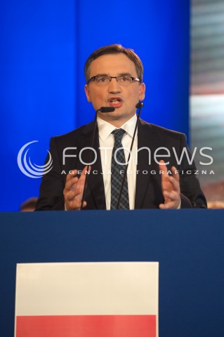  07.10.2017 WARSZAWA<br />KONWENCJA PARTII SOLIDARNA POLSKA<br />N/Z ZBIGNIEW ZIOBRO<br /> 