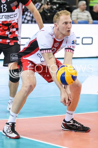  07.10.2017 RZESZOW<br />SIATKOWKA PLUSLIGA 2017/2018 MEN VOLLEYBALL POLAND POLISH PLUS LIGA LEAGUE SEASON 2017/2018<br />MECZ ASSECO RESOVIA RZESZOW - ZAKSA KEDZIERZYN KOZLE <br />N/Z JAKUB JAROSZ SYLWETKA <br /> 