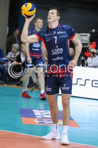  07.10.2017 RZESZOW<br />SIATKOWKA PLUSLIGA 2017/2018 MEN VOLLEYBALL POLAND POLISH PLUS LIGA LEAGUE SEASON 2017/2018<br />MECZ ASSECO RESOVIA RZESZOW - ZAKSA KEDZIERZYN KOZLE <br />N/Z RAFAL BUSZEK SYLWETKA <br /> 