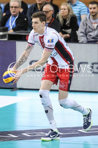  07.10.2017 RZESZOW<br />SIATKOWKA PLUSLIGA 2017/2018 MEN VOLLEYBALL POLAND POLISH PLUS LIGA LEAGUE SEASON 2017/2018<br />MECZ ASSECO RESOVIA RZESZOW - ZAKSA KEDZIERZYN KOZLE <br />N/Z BARTLOMIEJ LEMANSKI SYLWETKA <br /> 