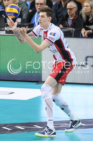  07.10.2017 RZESZOW<br />SIATKOWKA PLUSLIGA 2017/2018 MEN VOLLEYBALL POLAND POLISH PLUS LIGA LEAGUE SEASON 2017/2018<br />MECZ ASSECO RESOVIA RZESZOW - ZAKSA KEDZIERZYN KOZLE <br />N/Z BARTLOMIEJ LEMANSKI SYLWETKA <br /> 