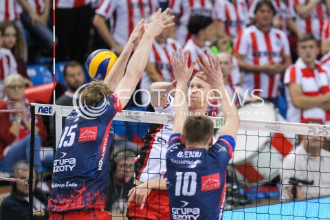  07.10.2017 RZESZOW<br />SIATKOWKA PLUSLIGA 2017/2018 MEN VOLLEYBALL POLAND POLISH PLUS LIGA LEAGUE SEASON 2017/2018<br />MECZ ASSECO RESOVIA RZESZOW - ZAKSA KEDZIERZYN KOZLE <br />N/Z JAKUB JAROSZ <br /> 