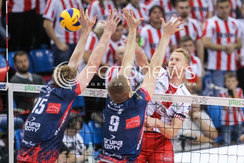  07.10.2017 RZESZOW<br />SIATKOWKA PLUSLIGA 2017/2018 MEN VOLLEYBALL POLAND POLISH PLUS LIGA LEAGUE SEASON 2017/2018<br />MECZ ASSECO RESOVIA RZESZOW - ZAKSA KEDZIERZYN KOZLE <br />N/Z JAKUB JAROSZ <br /> 