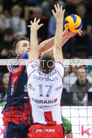 07.10.2017 RZESZOW<br />SIATKOWKA PLUSLIGA 2017/2018 MEN VOLLEYBALL POLAND POLISH PLUS LIGA LEAGUE SEASON 2017/2018<br />MECZ ASSECO RESOVIA RZESZOW - ZAKSA KEDZIERZYN KOZLE <br />N/Z MATEUSZ BIENIEK <br /> 