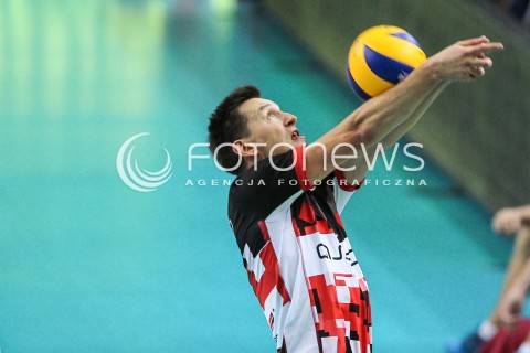  07.10.2017 RZESZOW<br />SIATKOWKA PLUSLIGA 2017/2018 MEN VOLLEYBALL POLAND POLISH PLUS LIGA LEAGUE SEASON 2017/2018<br />MECZ ASSECO RESOVIA RZESZOW - ZAKSA KEDZIERZYN KOZLE <br />N/Z PAWEL RUSEK SYLWETKA <br /> 