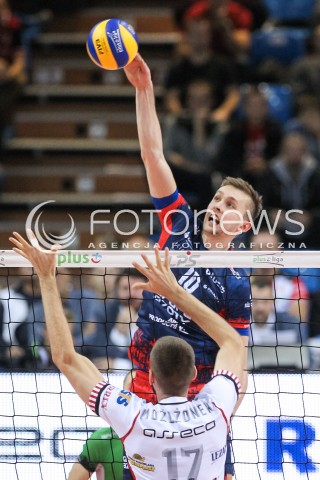  07.10.2017 RZESZOW<br />SIATKOWKA PLUSLIGA 2017/2018 MEN VOLLEYBALL POLAND POLISH PLUS LIGA LEAGUE SEASON 2017/2018<br />MECZ ASSECO RESOVIA RZESZOW - ZAKSA KEDZIERZYN KOZLE <br />N/Z MATEUSZ BIENIEK <br /> 