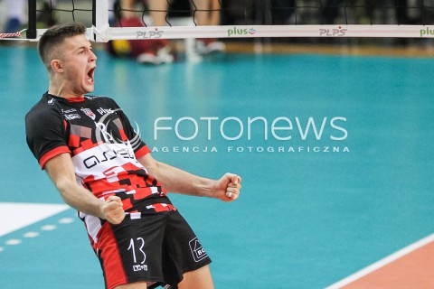  07.10.2017 RZESZOW<br />SIATKOWKA PLUSLIGA 2017/2018 MEN VOLLEYBALL POLAND POLISH PLUS LIGA LEAGUE SEASON 2017/2018<br />MECZ ASSECO RESOVIA RZESZOW - ZAKSA KEDZIERZYN KOZLE <br />N/Z MATEUSZ MASLOWSKI RADOSC EMOCJE SYLWETKA <br /> 