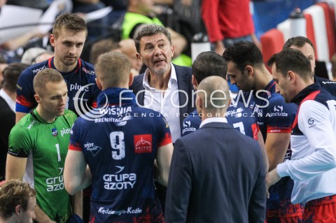  07.10.2017 RZESZOW<br />SIATKOWKA PLUSLIGA 2017/2018 MEN VOLLEYBALL POLAND POLISH PLUS LIGA LEAGUE SEASON 2017/2018<br />MECZ ASSECO RESOVIA RZESZOW - ZAKSA KEDZIERZYN KOZLE <br />N/Z ANDREA GARDINI - I TRENER ( HEAD COACH ) <br /> 