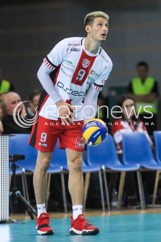  07.10.2017 RZESZOW<br />SIATKOWKA PLUSLIGA 2017/2018 MEN VOLLEYBALL POLAND POLISH PLUS LIGA LEAGUE SEASON 2017/2018<br />MECZ ASSECO RESOVIA RZESZOW - ZAKSA KEDZIERZYN KOZLE <br />N/Z THIBAULT ROSSARD SYLWETKA <br /> 