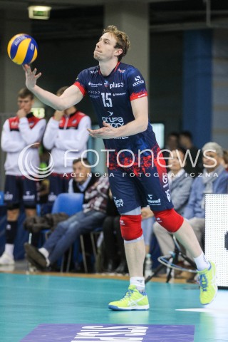  07.10.2017 RZESZOW<br />SIATKOWKA PLUSLIGA 2017/2018 MEN VOLLEYBALL POLAND POLISH PLUS LIGA LEAGUE SEASON 2017/2018<br />MECZ ASSECO RESOVIA RZESZOW - ZAKSA KEDZIERZYN KOZLE <br />N/Z SAM DEROO SYLWETKA <br /> 