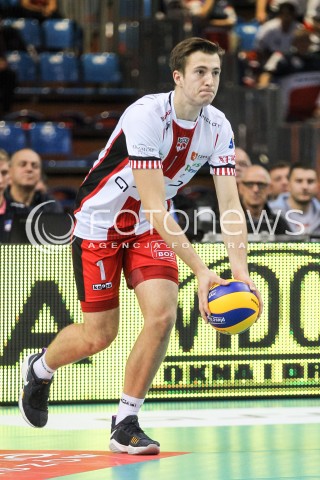  07.10.2017 RZESZOW<br />SIATKOWKA PLUSLIGA 2017/2018 MEN VOLLEYBALL POLAND POLISH PLUS LIGA LEAGUE SEASON 2017/2018<br />MECZ ASSECO RESOVIA RZESZOW - ZAKSA KEDZIERZYN KOZLE <br />N/Z MICHAL KEDZIERSKI SYLWETKA <br /> 