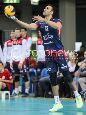  07.10.2017 RZESZOW<br />SIATKOWKA PLUSLIGA 2017/2018 MEN VOLLEYBALL POLAND POLISH PLUS LIGA LEAGUE SEASON 2017/2018<br />MECZ ASSECO RESOVIA RZESZOW - ZAKSA KEDZIERZYN KOZLE <br />N/Z MAURICE TORRES SYLWETKA <br /> 
