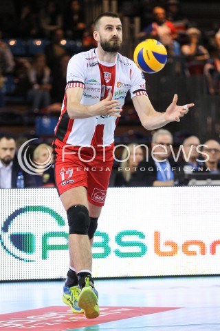  07.10.2017 RZESZOW<br />SIATKOWKA PLUSLIGA 2017/2018 MEN VOLLEYBALL POLAND POLISH PLUS LIGA LEAGUE SEASON 2017/2018<br />MECZ ASSECO RESOVIA RZESZOW - ZAKSA KEDZIERZYN KOZLE <br />N/Z MARCIN MOZDZONEK SYLWETKA <br /> 