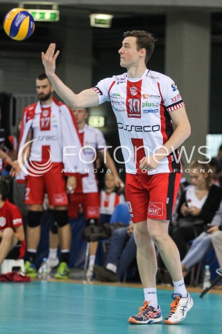  07.10.2017 RZESZOW<br />SIATKOWKA PLUSLIGA 2017/2018 MEN VOLLEYBALL POLAND POLISH PLUS LIGA LEAGUE SEASON 2017/2018<br />MECZ ASSECO RESOVIA RZESZOW - ZAKSA KEDZIERZYN KOZLE <br />N/Z JOCHEN SCHOPS SYLWETKA <br /> 