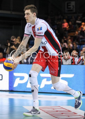  07.10.2017 RZESZOW<br />SIATKOWKA PLUSLIGA 2017/2018 MEN VOLLEYBALL POLAND POLISH PLUS LIGA LEAGUE SEASON 2017/2018<br />MECZ ASSECO RESOVIA RZESZOW - ZAKSA KEDZIERZYN KOZLE <br />N/Z BARTLOMIEJ LEMANSKI SYLWETKA <br /> 