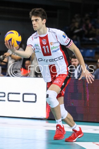  07.10.2017 RZESZOW<br />SIATKOWKA PLUSLIGA 2017/2018 MEN VOLLEYBALL POLAND POLISH PLUS LIGA LEAGUE SEASON 2017/2018<br />MECZ ASSECO RESOVIA RZESZOW - ZAKSA KEDZIERZYN KOZLE <br />N/Z ALEKSANDER SLIWKA SYLWETKA <br /> 