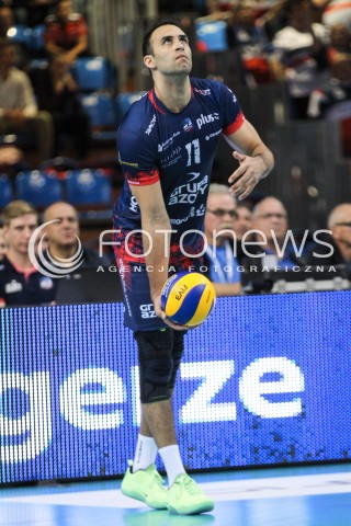  07.10.2017 RZESZOW<br />SIATKOWKA PLUSLIGA 2017/2018 MEN VOLLEYBALL POLAND POLISH PLUS LIGA LEAGUE SEASON 2017/2018<br />MECZ ASSECO RESOVIA RZESZOW - ZAKSA KEDZIERZYN KOZLE <br />N/Z MAURICE TORRES SYLWETKA <br /> 
