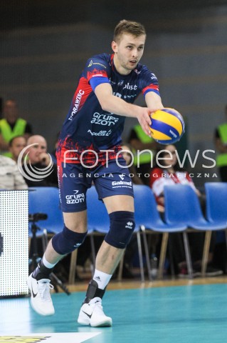  07.10.2017 RZESZOW<br />SIATKOWKA PLUSLIGA 2017/2018 MEN VOLLEYBALL POLAND POLISH PLUS LIGA LEAGUE SEASON 2017/2018<br />MECZ ASSECO RESOVIA RZESZOW - ZAKSA KEDZIERZYN KOZLE <br />N/Z MATEUSZ BIENIEK SYLWETKA <br /> 