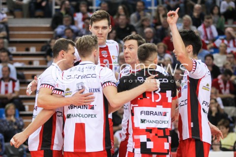  07.10.2017 RZESZOW<br />SIATKOWKA PLUSLIGA 2017/2018 MEN VOLLEYBALL POLAND POLISH PLUS LIGA LEAGUE SEASON 2017/2018<br />MECZ ASSECO RESOVIA RZESZOW - ZAKSA KEDZIERZYN KOZLE <br />N/Z BARTLOMIEJ LEMANSKI JOCHEN SCHOPS RADOSC EMOCJE <br /> 