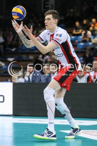  07.10.2017 RZESZOW<br />SIATKOWKA PLUSLIGA 2017/2018 MEN VOLLEYBALL POLAND POLISH PLUS LIGA LEAGUE SEASON 2017/2018<br />MECZ ASSECO RESOVIA RZESZOW - ZAKSA KEDZIERZYN KOZLE <br />N/Z BARTLOMIEJ LEMANSKI SYLWETKA <br /> 