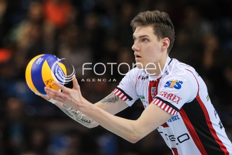  07.10.2017 RZESZOW<br />SIATKOWKA PLUSLIGA 2017/2018 MEN VOLLEYBALL POLAND POLISH PLUS LIGA LEAGUE SEASON 2017/2018<br />MECZ ASSECO RESOVIA RZESZOW - ZAKSA KEDZIERZYN KOZLE <br />N/Z BARTLOMIEJ LEMANSKI SYLWETKA <br /> 