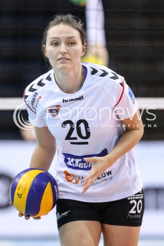  08.10.2017 RZESZOW <br />SIATKOWKA KOBIET SEZON 2017/2018 <br />V MIEDZYNARODOWY TURNIEJ O PUCHAR FIRMY DEVELOPRES<br />MECZ RC CANNES ? DEVELOPRES SKYRES RZESZOW <br />N/Z JELENA BLAGOJEVIC SYLWETKA <br /> 